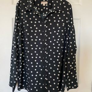 Merona Polka Dot Blouse